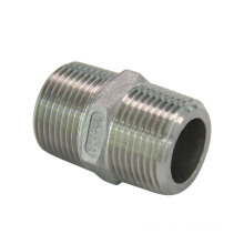 China Manufactory stainless steel pipe fittings hexagon nipple hex nut reducing nipple